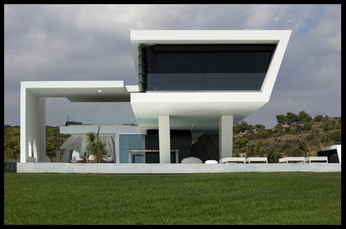 La Casa De Diseño Futurista En Atenas Grecia | Imagenes De Casas Del Futuro